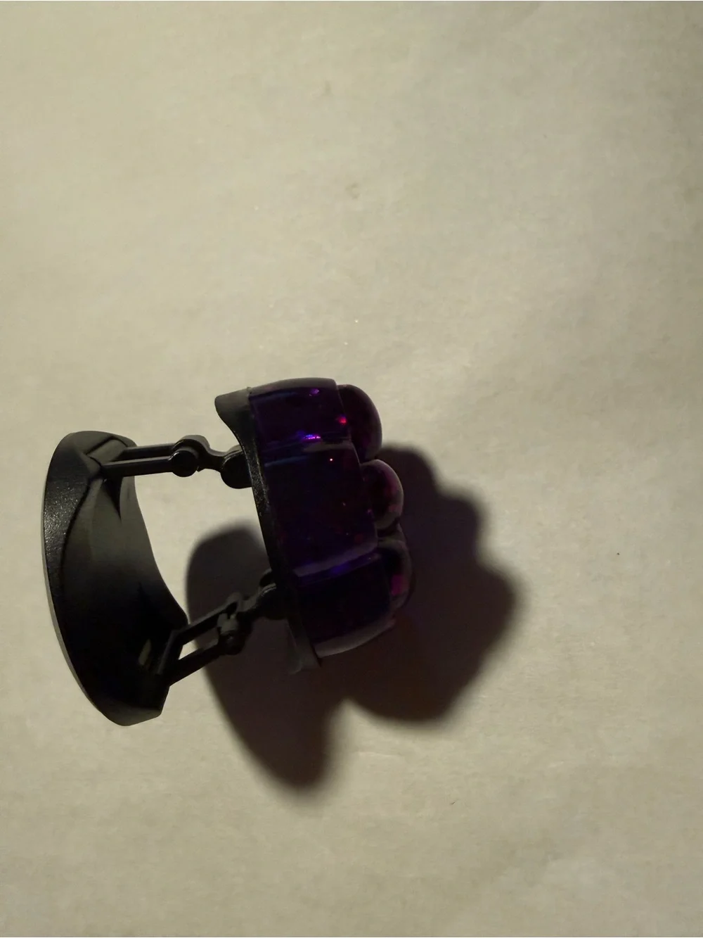Purple Sparkly Resin Paw Phone Grip - (Pop Socket type)
